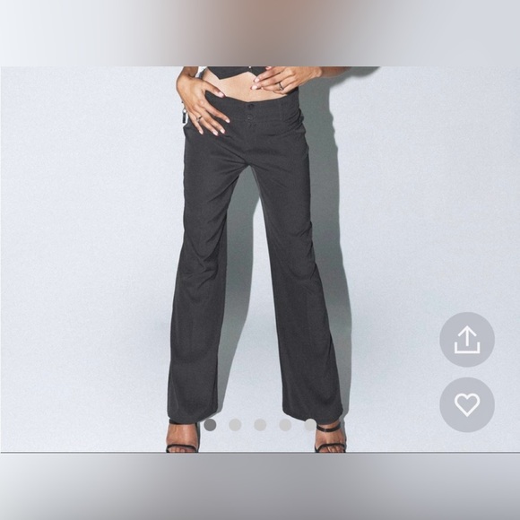 Princess Polly Archette Pants - Slate - Picture 3 of 8